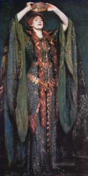  Lady Arte - Miss Ellen Terry como Lady Macbeth retrato de John Singer Sargent